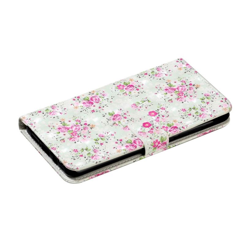 Folio Deksel Xiaomi Mi Note 10 Lite Blomster For Frihetsdesign