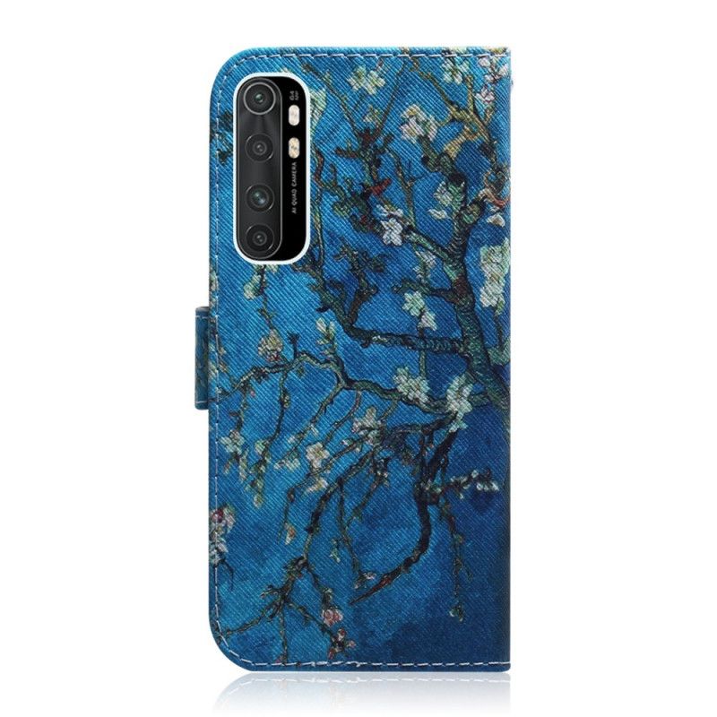 Folio Deksel Xiaomi Mi Note 10 Lite Blomstrende Tregren