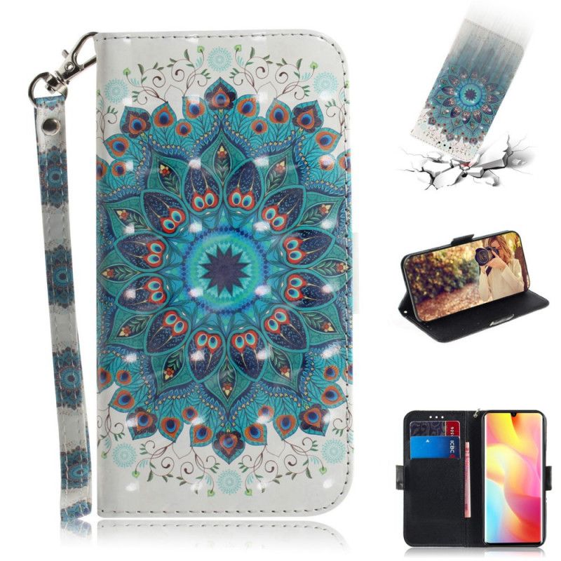 Folio Deksel Xiaomi Mi Note 10 Lite Mesterlig Mandala Med Tanga Anti-fall