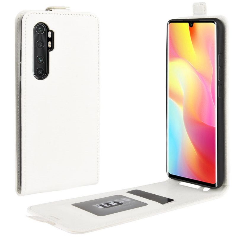 Folio Deksel Xiaomi Mi Note 10 Lite Svart Retro Folding