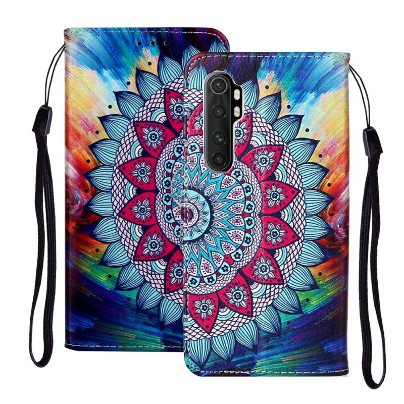 Folio Deksel Xiaomi Mi Note 10 Lite Ultra Fargerik Mandala Beskyttelse