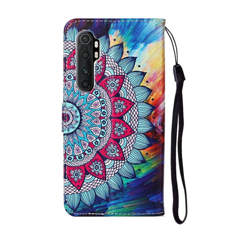 Folio Deksel Xiaomi Mi Note 10 Lite Ultra Fargerik Mandala Beskyttelse