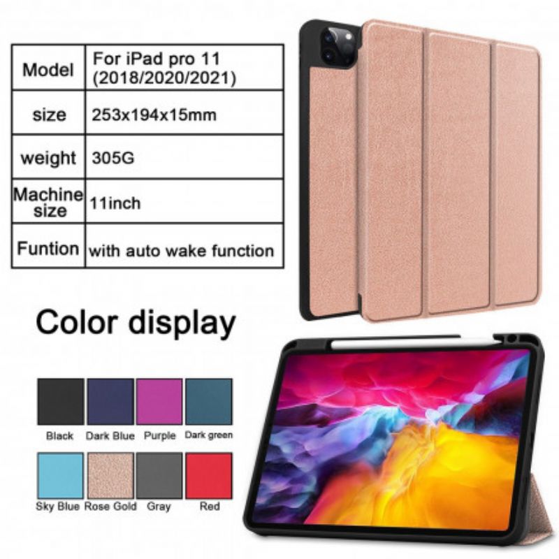 iPad Pro 11" (2021) Tri Fold Penneholder