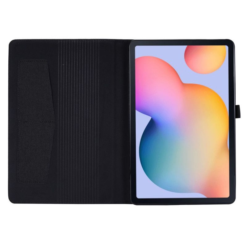 Case Etui Samsung Galaxy Tab S6 Lite Svart Stoff