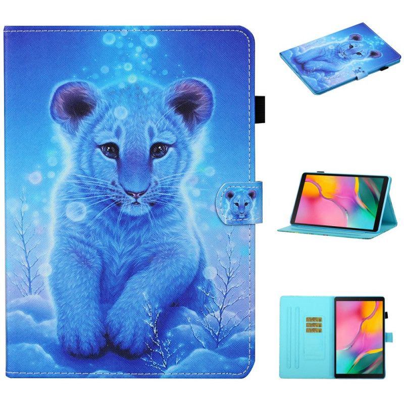 Folio Deksel for Samsung Galaxy Tab S6 Lite Baby Tiger