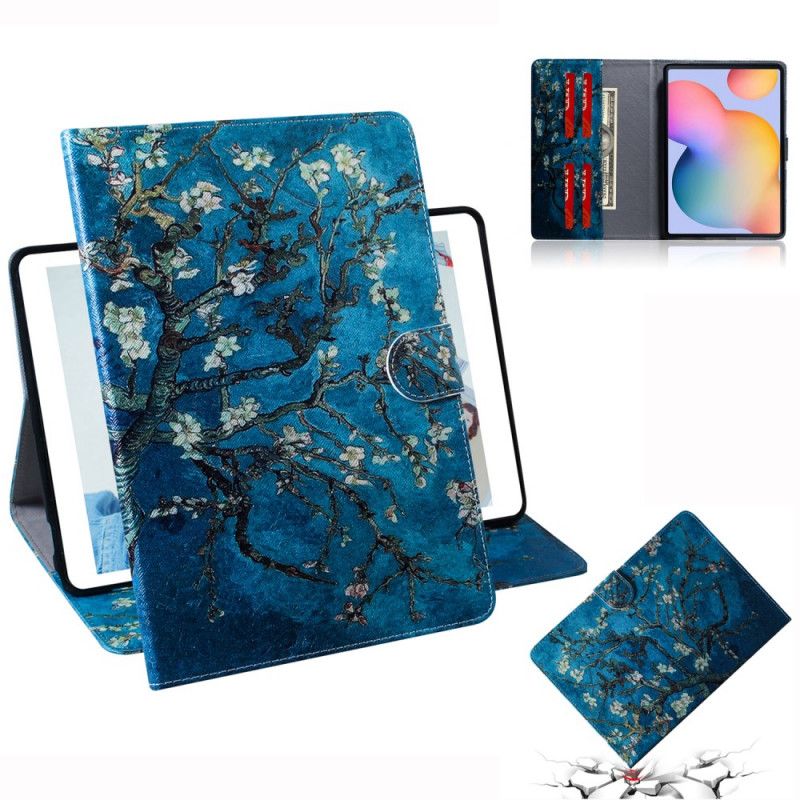 Folio Deksel for Samsung Galaxy Tab S6 Lite Blomstrende Grener