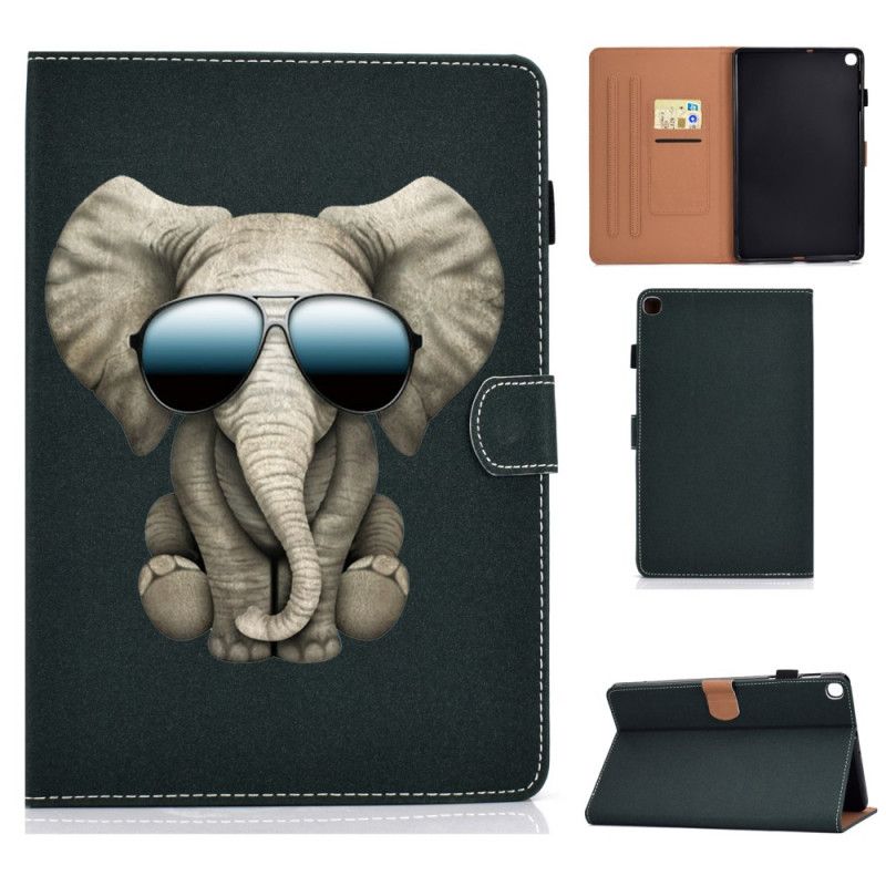 Folio Deksel for Samsung Galaxy Tab S6 Lite Elefant Inkognito