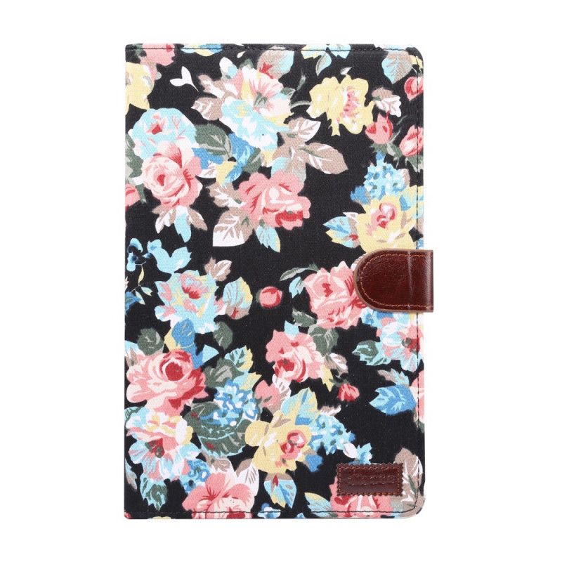 Folio Deksel for Samsung Galaxy Tab S6 Lite Svart Frihetsblomster