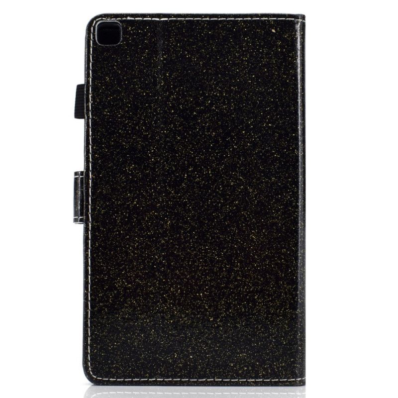 Folio Deksel Samsung Galaxy Tab S6 Lite Svart Glitrende Glitter