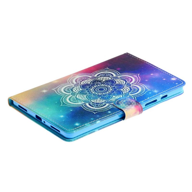 Folio Deksel Samsung Galaxy Tab S6 Lite Svart Mandala-Serien