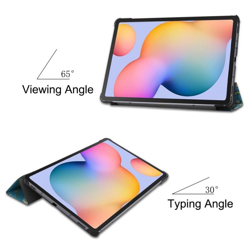 Smart Tilfelle Samsung Galaxy Tab S6 Lite Blomstrende Grener