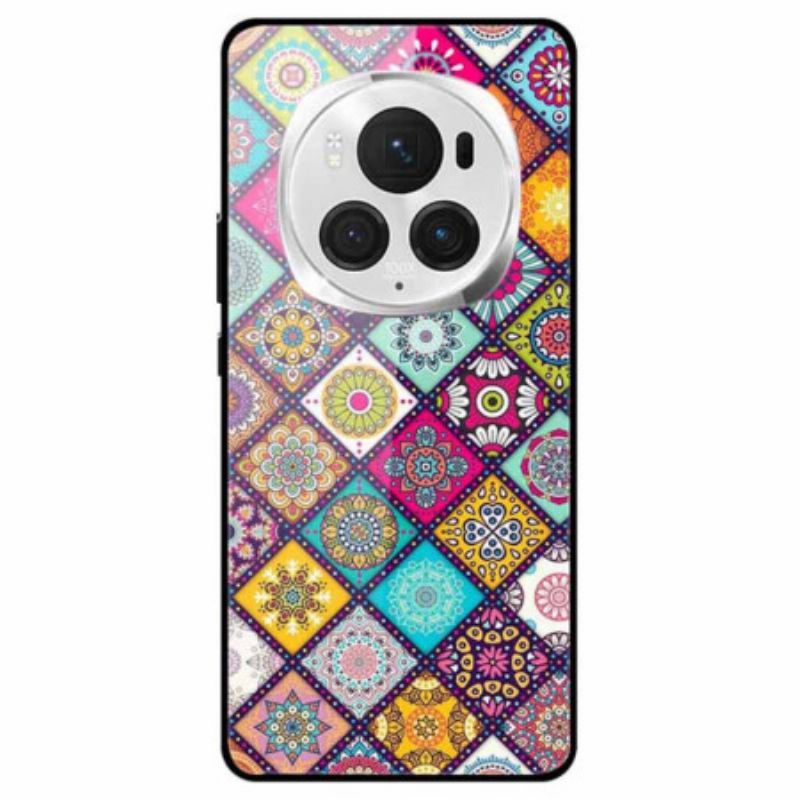 Deksel Honor Magic 6 Pro Patchwork Herdet Glass