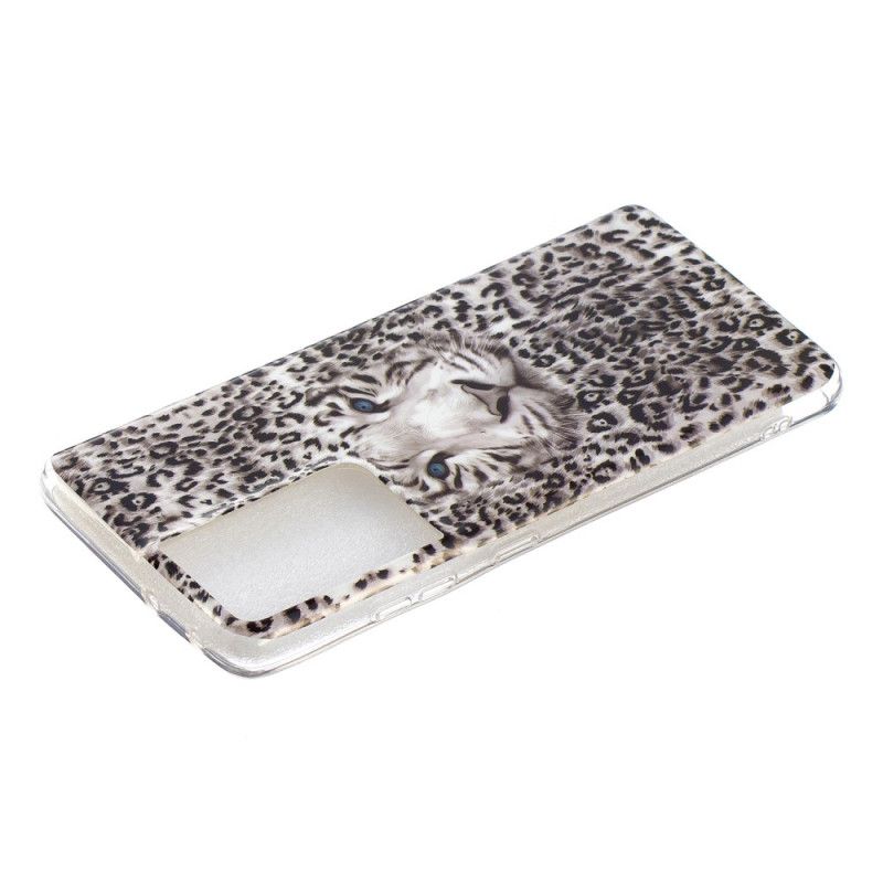 Deksel for Samsung Galaxy S21 Ultra 5G Fluorescerende Leopard