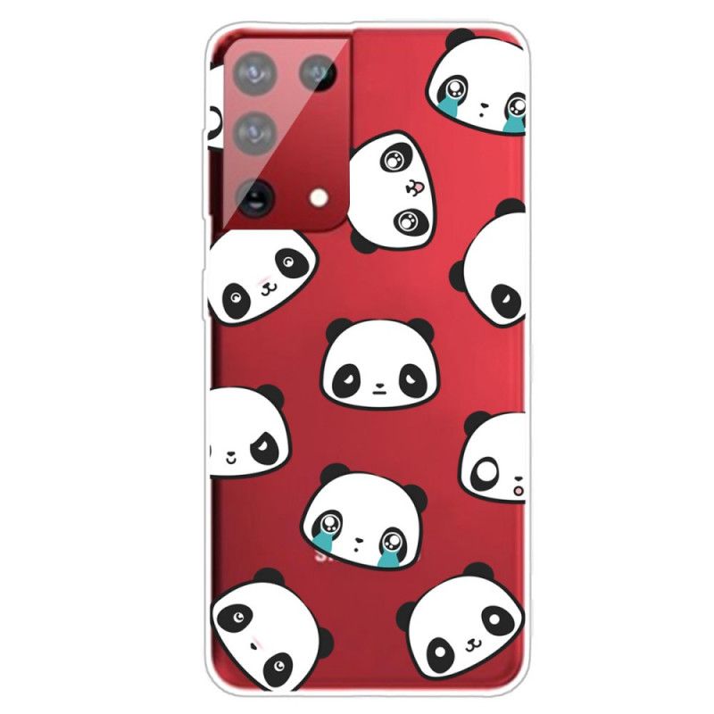 Deksel for Samsung Galaxy S21 Ultra 5G Sentimentale Pandaer