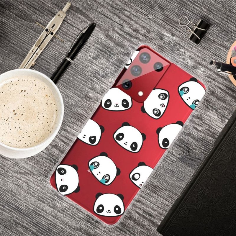 Deksel for Samsung Galaxy S21 Ultra 5G Sentimentale Pandaer