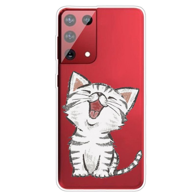 Deksel for Samsung Galaxy S21 Ultra 5G Sjarmerende Katt