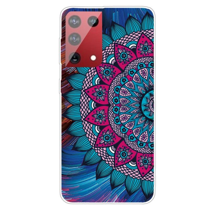 Deksel Samsung Galaxy S21 Ultra 5G Fargerik Mandala Beskyttelse