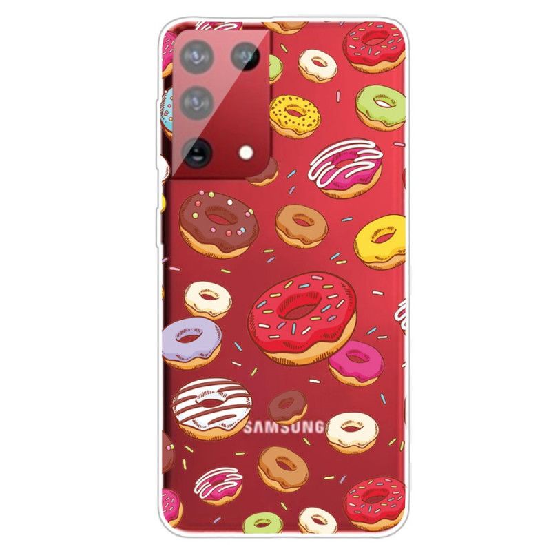 Deksel Samsung Galaxy S21 Ultra 5G Kjærlighetsdoughnuts