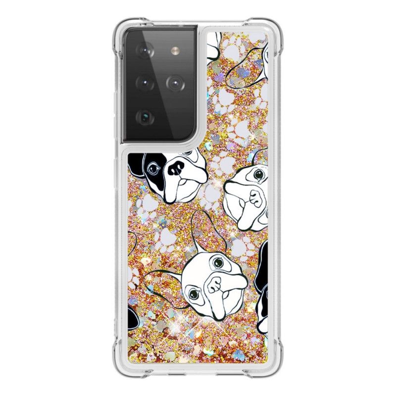 Deksel Samsung Galaxy S21 Ultra 5G Mr Hundeglitter