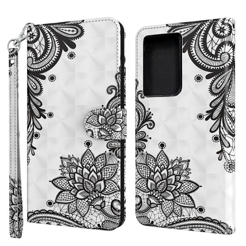 Folio Deksel for Samsung Galaxy S21 Ultra 5G Elegant Blonder