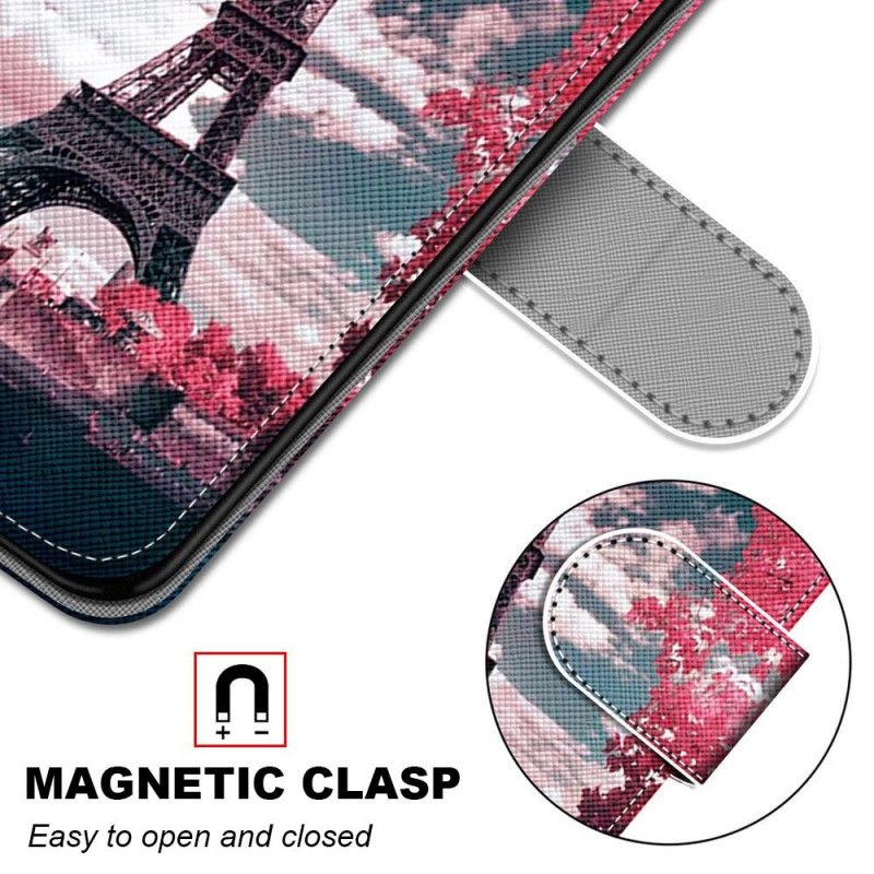 Folio Deksel for Samsung Galaxy S21 Ultra 5G Paris I Blomst