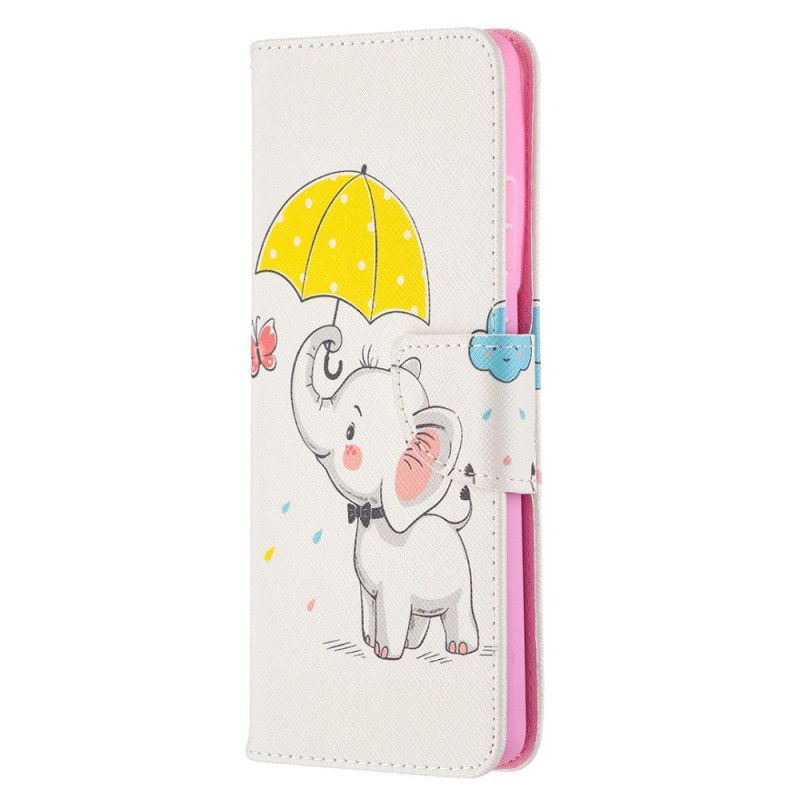 Folio Deksel Samsung Galaxy S21 Ultra 5G Baby Elefant