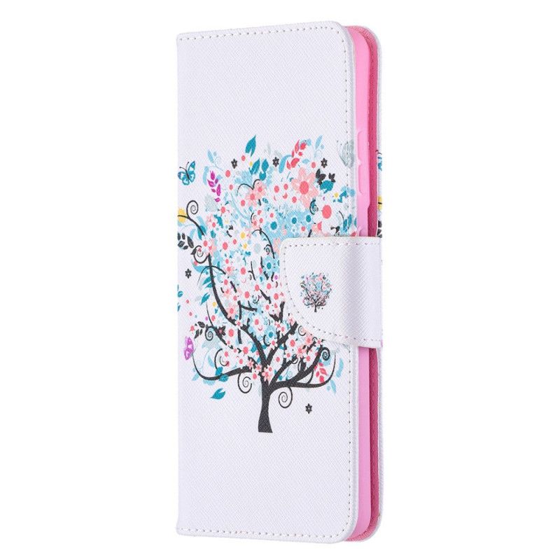 Folio Deksel Samsung Galaxy S21 Ultra 5G Blomstret Tre