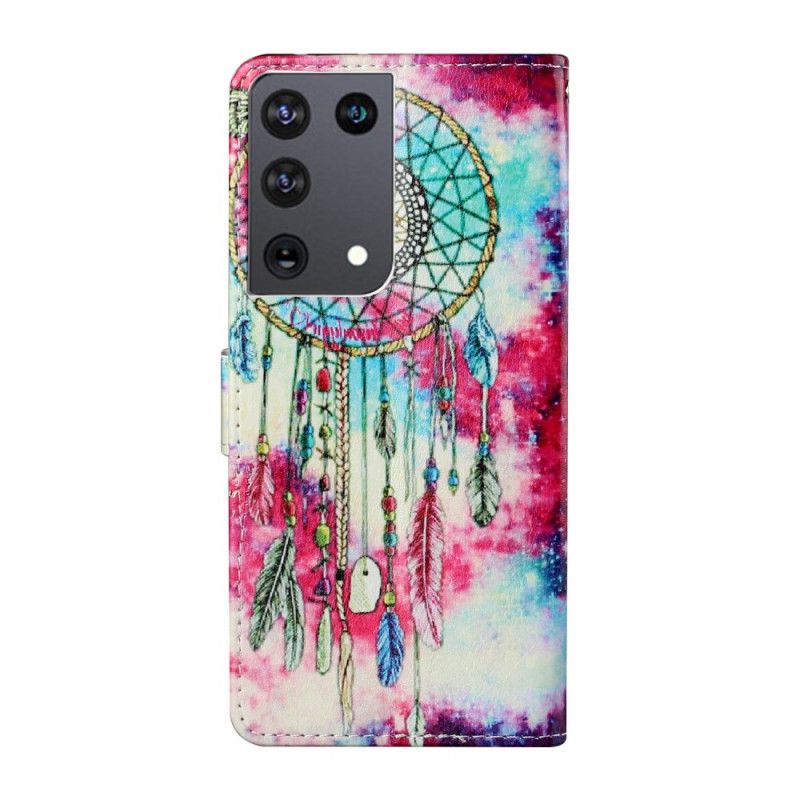 Folio Deksel Samsung Galaxy S21 Ultra 5G Dream Catcher-Stilen