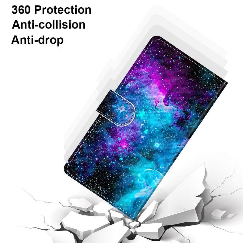 Folio Deksel Samsung Galaxy S21 Ultra 5G Kosmisk Himmel