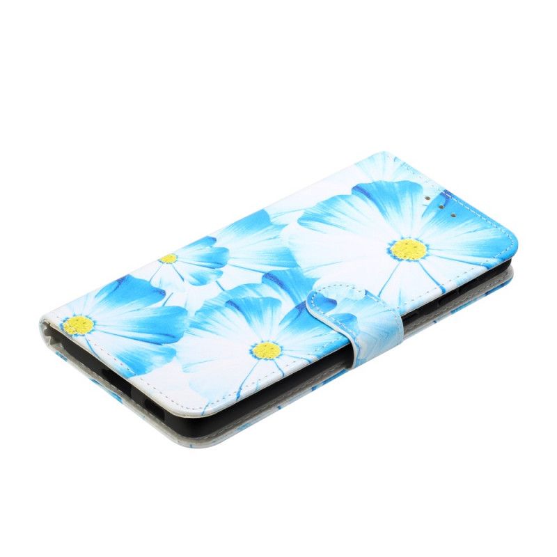 Folio Deksel Samsung Galaxy S21 Ultra 5G Svart Ville Blomster