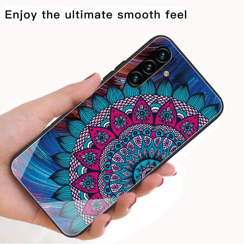 Deksel Samsung Galaxy A13 5g Mandala I Herdet Glass Beskyttelse Deksel