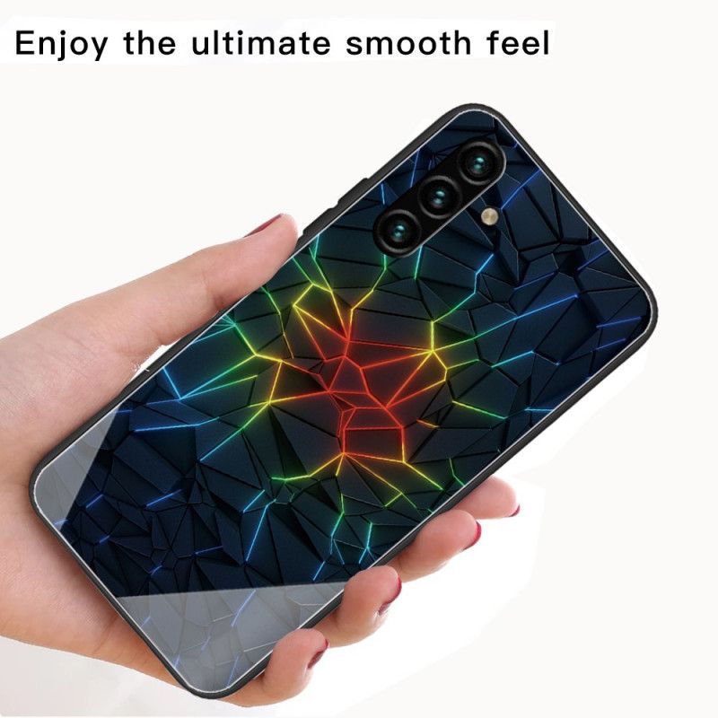 Deksel Samsung Galaxy A13 5g Mobildeksel Herdet Glass Geometri