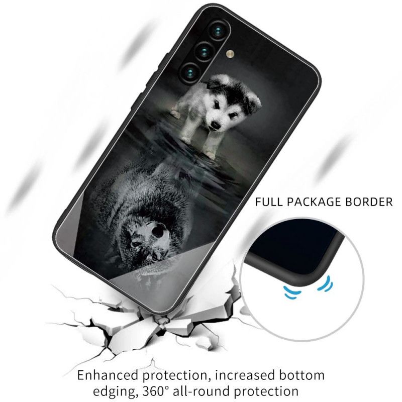 Deksel Samsung Galaxy A13 5g Mobildeksel Puppy Dream Herdet Glass