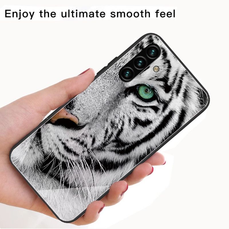 Deksel Til Samsung Galaxy A13 5g Tiger I Herdet Glass