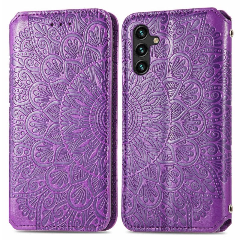 Folio Deksel Lær Samsung Galaxy A13 5g Mobildeksel Mandala