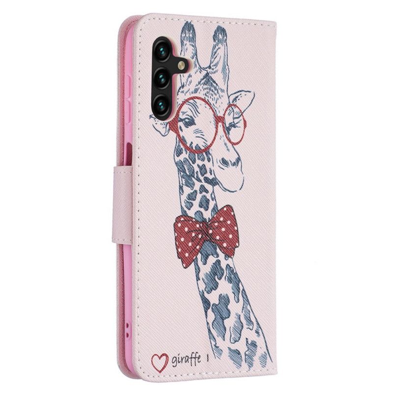 Folio Deksel Samsung Galaxy A13 5g Brainy Giraffe