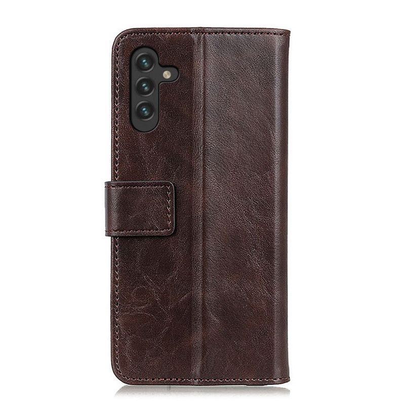 Folio Deksel Samsung Galaxy A13 5g Khazneh Elegance Leather Style