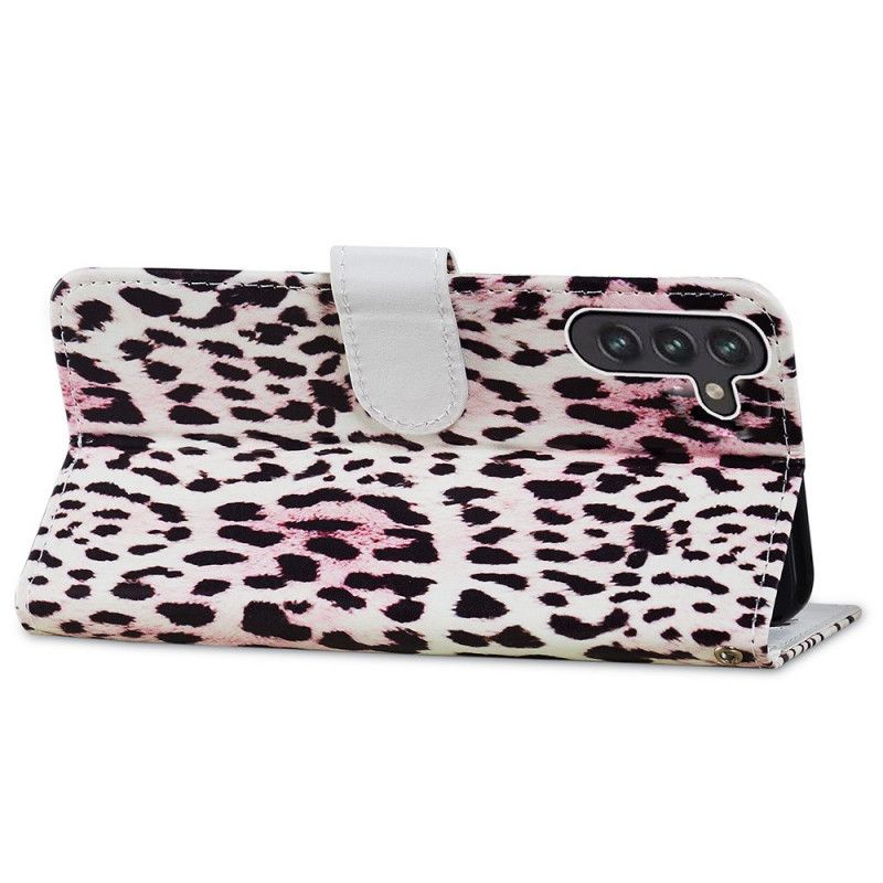 Folio Deksel Samsung Galaxy A13 5g Leopardtrykk