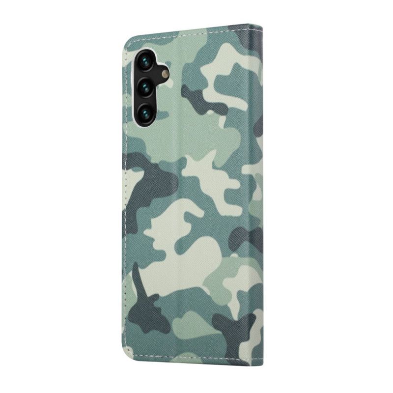 Folio Deksel Samsung Galaxy A13 5g Militær Kamuflasje