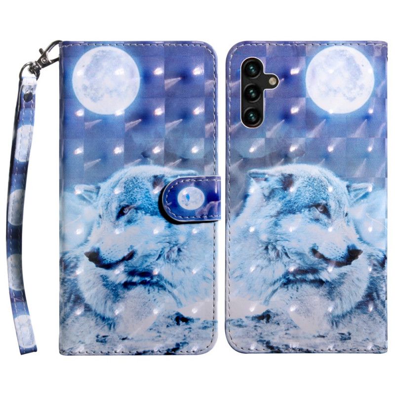 Folio Deksel Samsung Galaxy A13 5g Moonlight Wolf