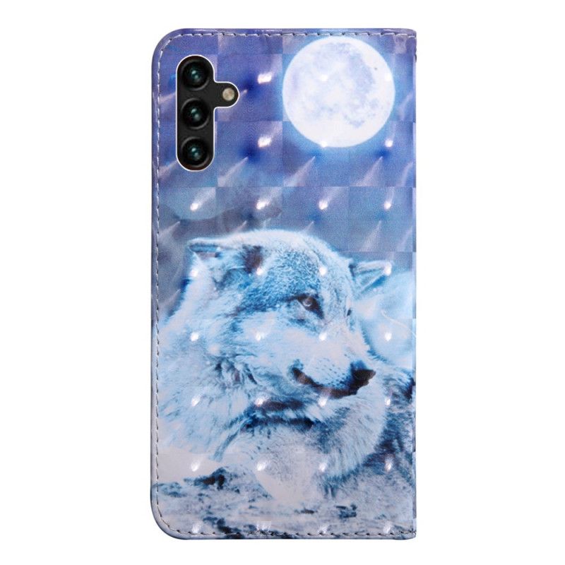 Folio Deksel Samsung Galaxy A13 5g Moonlight Wolf