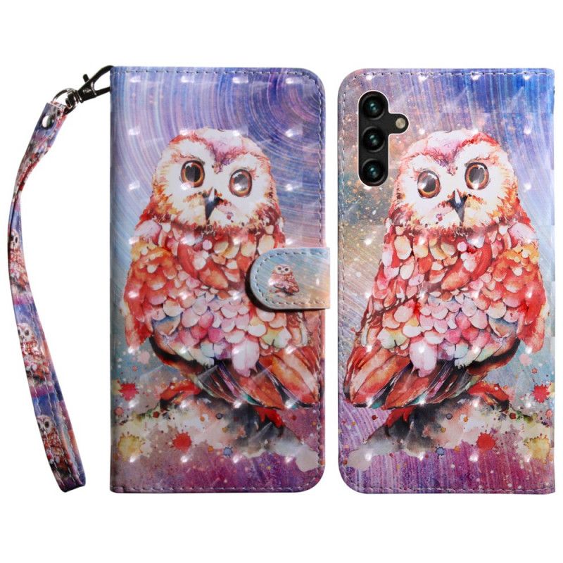 Folio Deksel Samsung Galaxy A13 5g Owl The Painter