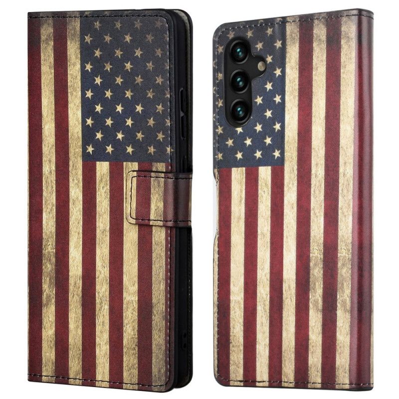 Folio Deksel Til Samsung Galaxy A13 5g Amerikansk Flagg
