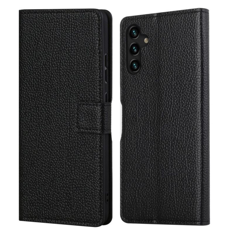 Folio Deksel Til Samsung Galaxy A13 5g Litchi Grain Leather Effect