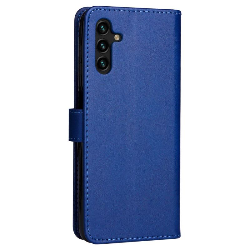 Folio Deksel Til Samsung Galaxy A13 5g Solid Color Series Strappy