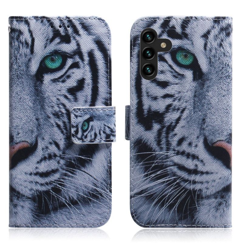 Folio Deksel Til Samsung Galaxy A13 5g Tiger Face