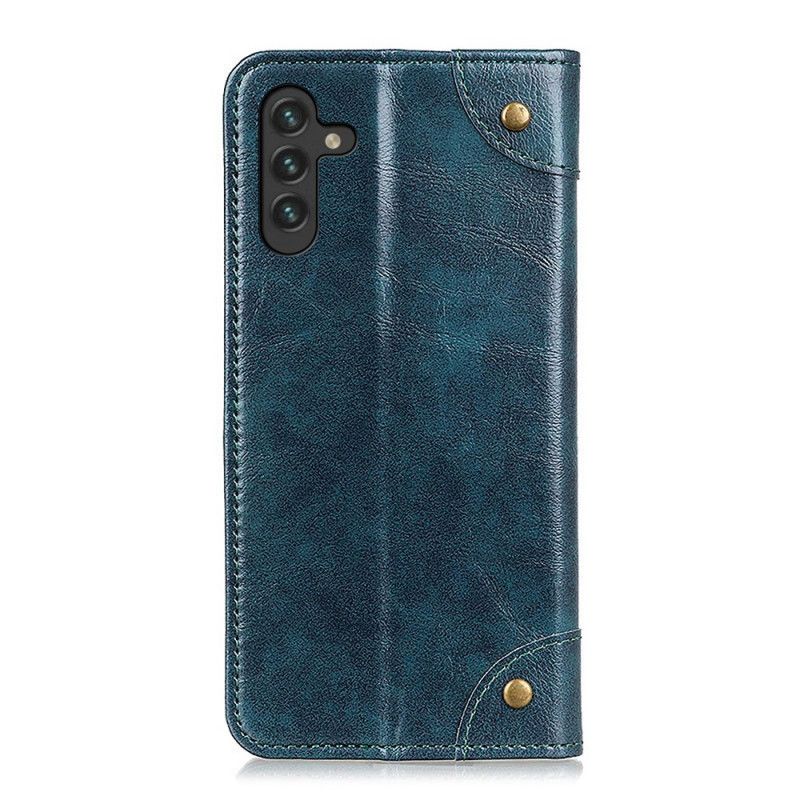 Folio Deksel Til Samsung Galaxy A13 5g Vintage Rivets-versjon