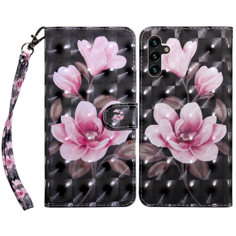 Lærdeksel Folio Deksel Samsung Galaxy A13 5g Mobildeksel Blossom Flowers