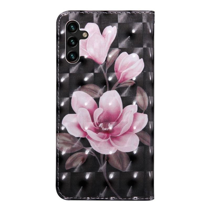 Lærdeksel Folio Deksel Samsung Galaxy A13 5g Mobildeksel Blossom Flowers