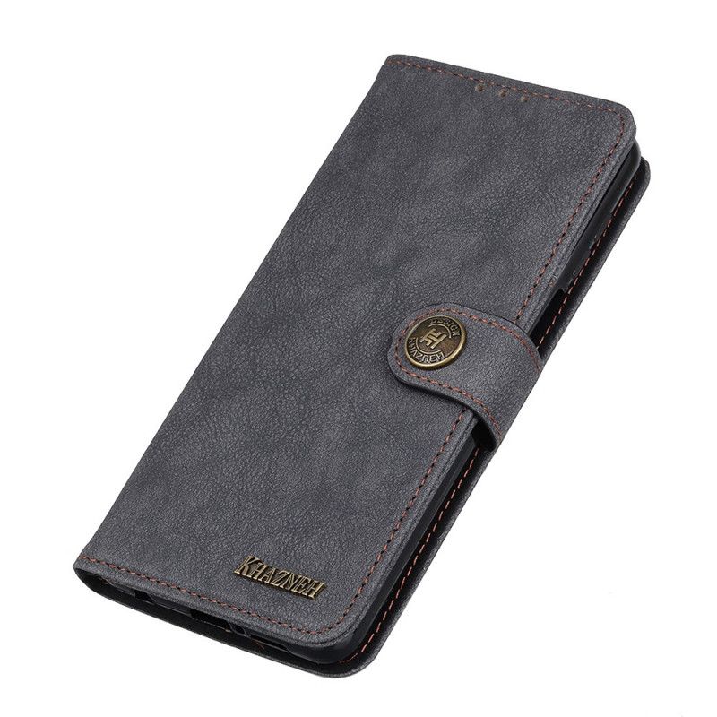 Lærdeksel Folio Deksel Samsung Galaxy A13 5g Mobildeksel Khazneh Retro Split Leather